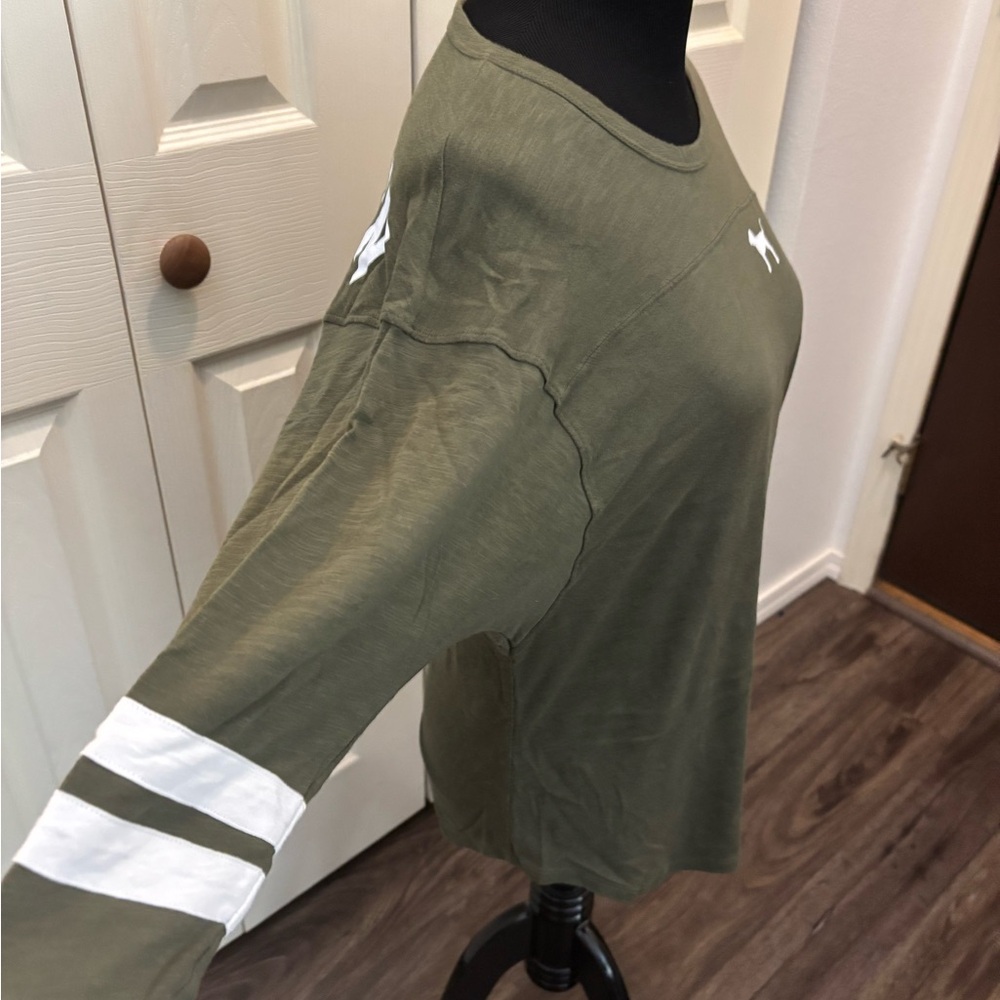 PINK Olive Green Women's Top - Picture 5 of 9